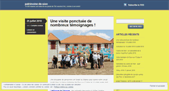 Desktop Screenshot of patrimoine-de-sion.com